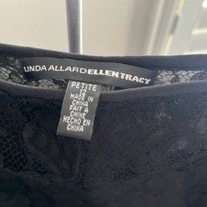 Gorgeous lace skirt with lining. Linda Allard for Ellen Tracy.